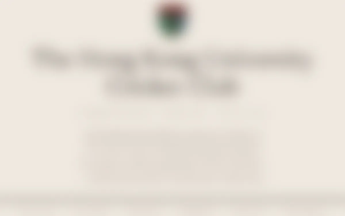 The proposed club website's header, blurred to keep the club anonymous